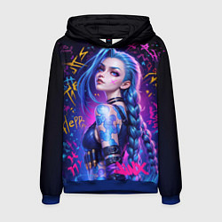 Толстовка-худи мужская Powder, цвет: 3D-синий