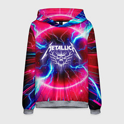 Мужская толстовка Metallica - neon glow