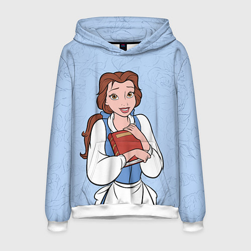 Мужская толстовка Beautiful Belle - big pictures / 3D-Белый – фото 1