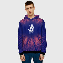 Толстовка-худи мужская Death Stranding red energy, цвет: 3D-черный — фото 2