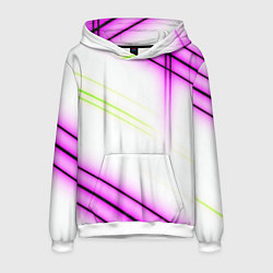 Мужская толстовка Green white pink line