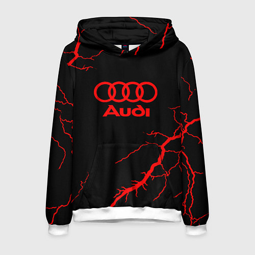 Мужская толстовка Audi storm / 3D-Белый – фото 1