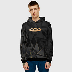 Толстовка-худи мужская Chery golden poly, цвет: 3D-черный — фото 2