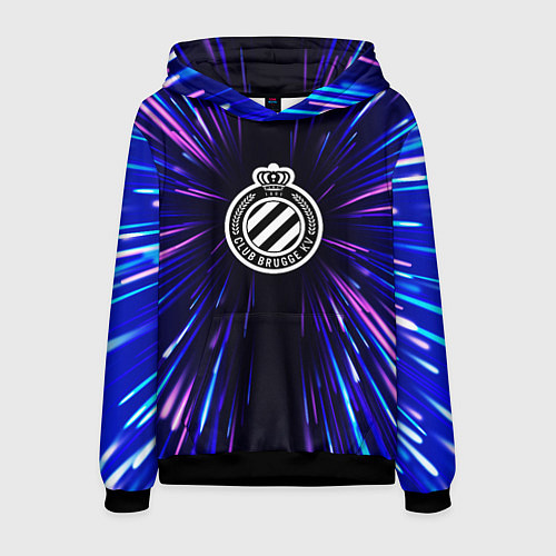 Мужская толстовка Club Brugge neon energy / 3D-Черный – фото 1