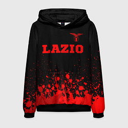 Толстовка-худи мужская Lazio - red gradient посередине, цвет: 3D-черный