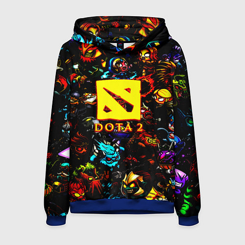 Мужская толстовка Dota2 персонажи / 3D-Синий – фото 1