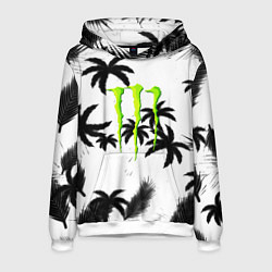 Мужская толстовка Monster energy пальмы