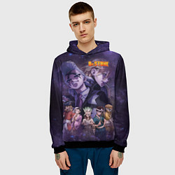 Толстовка-худи мужская Доктор Камень, цвет: 3D-черный — фото 2