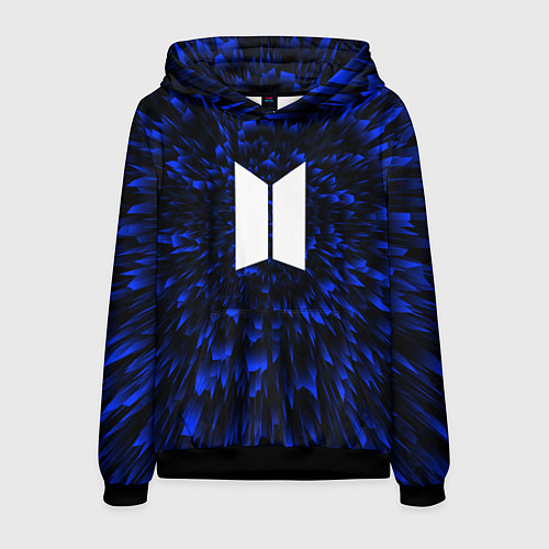 Мужская толстовка BTS blue energy / 3D-Черный – фото 1