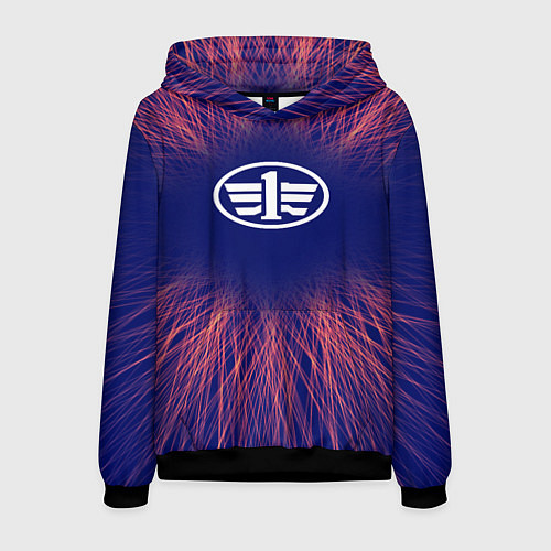 Мужская толстовка FAW red energy / 3D-Черный – фото 1