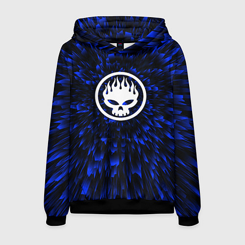 Мужская толстовка The Offspring blue energy / 3D-Черный – фото 1