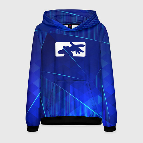 Мужская толстовка Limp Bizkit blue poly / 3D-Черный – фото 1