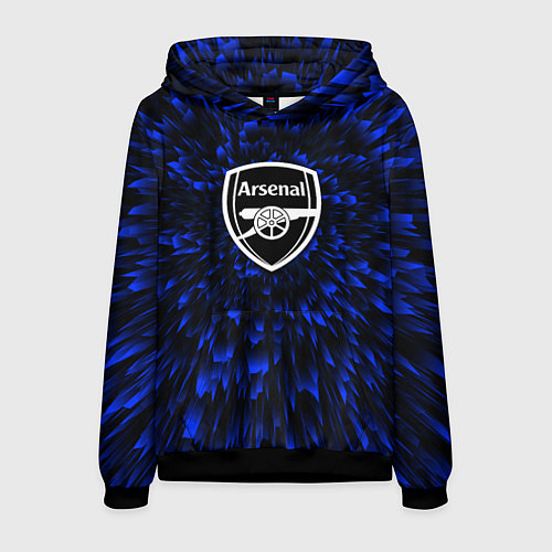 Мужская толстовка Arsenal blue energy / 3D-Черный – фото 1