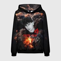 Толстовка-худи мужская Юрий Клинских Сектор газа, цвет: 3D-черный