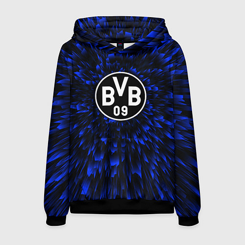 Мужская толстовка Borussia blue energy / 3D-Черный – фото 1