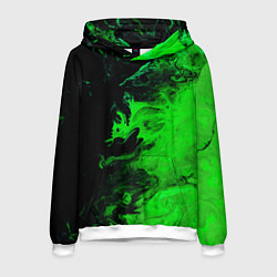 Мужская толстовка Color green black