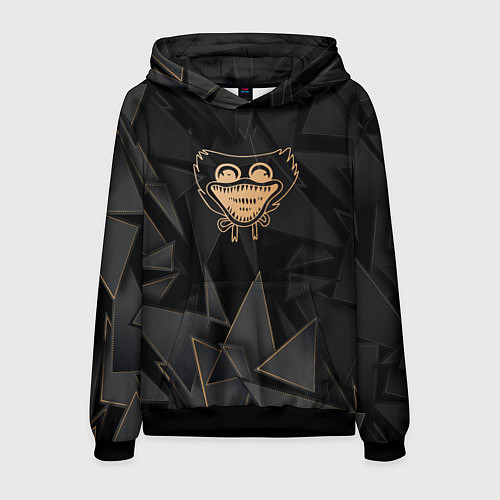Мужская толстовка Poppy Playtime golden poly / 3D-Черный – фото 1