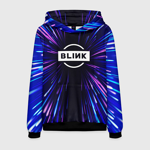 Мужская толстовка Blackpink neon energy / 3D-Черный – фото 1
