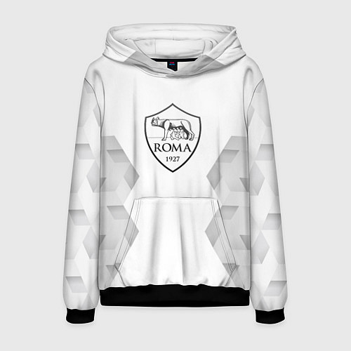 Мужская толстовка Roma white poly / 3D-Черный – фото 1