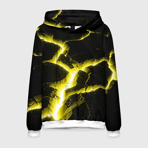 Мужская толстовка The rift / 3D-Белый – фото 1