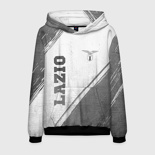 Мужская толстовка Lazio - white gradient вертикально / 3D-Черный – фото 1