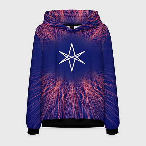 Мужская толстовка Bring Me the Horizon red energy / 3D-Черный – фото 1