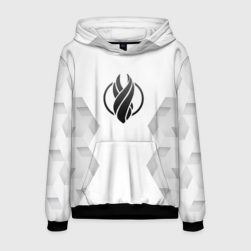 Мужская толстовка Dead Space white poly / 3D-Черный – фото 1