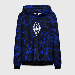 Мужская толстовка Skyrim blue energy