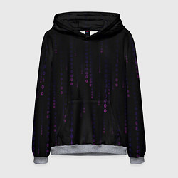 Толстовка-худи мужская Color black pink, цвет: 3D-меланж
