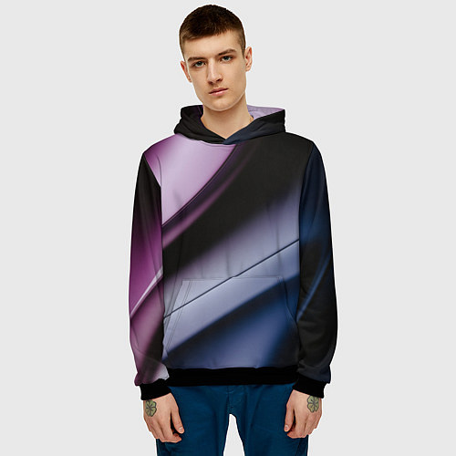 Мужская толстовка Multicoloured / 3D-Черный – фото 3