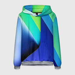 Мужская толстовка Color blue green