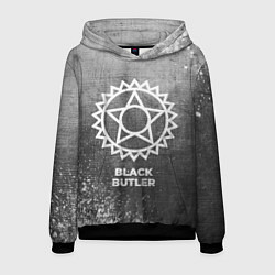 Толстовка-худи мужская Black Butler - grey gradient, цвет: 3D-черный