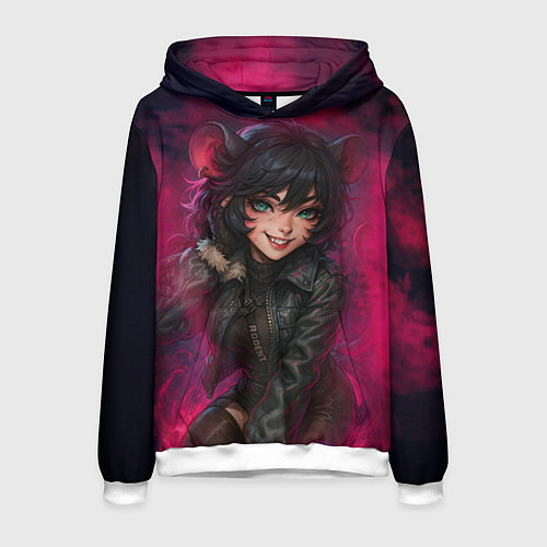 Мужская толстовка Джейн Доу реализм из ззз / 3D-Белый – фото 1