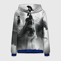 Толстовка-худи мужская Спартанская армия, цвет: 3D-синий