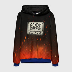 Мужская толстовка ACDC лого на кассете