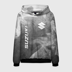 Мужская толстовка Suzuki - grey gradient вертикально