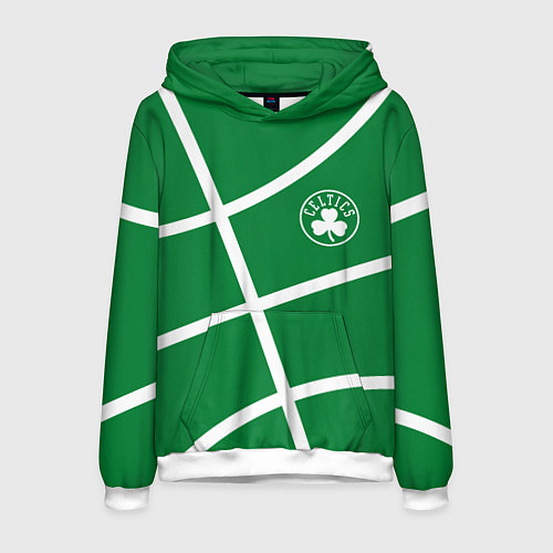Мужская толстовка Boston Celtics green / 3D-Белый – фото 1