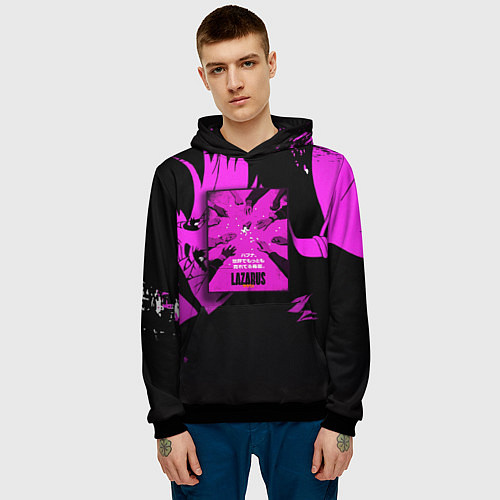 Мужская толстовка Лазарь: Лекарство / 3D-Черный – фото 3
