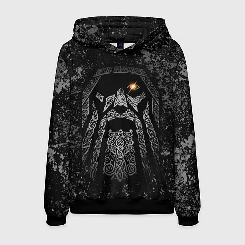 Мужская толстовка Всеотец Один / 3D-Черный – фото 1