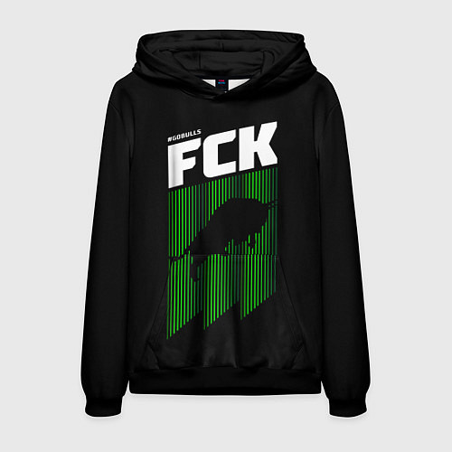 Мужская толстовка FC Krasnodar / 3D-Черный – фото 1