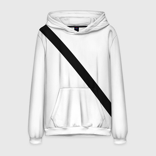 Мужская толстовка Ремень безопасности пассажирский / 3D-Белый – фото 1