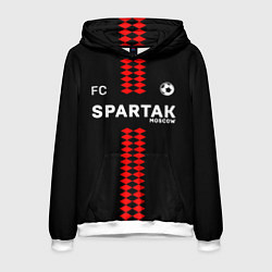 Толстовка-худи мужская Спартак Москва, цвет: 3D-белый