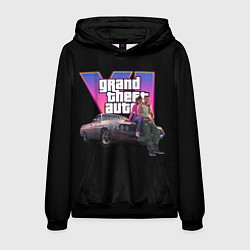 Толстовка-худи мужская GTA VI, цвет: 3D-черный