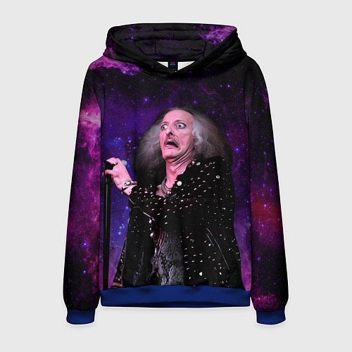 Мужская толстовка Бобби Либлинг - Рокер с выпученными глазами / 3D-Синий – фото 1