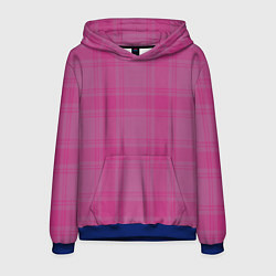 Толстовка-худи мужская Checkered pink, цвет: 3D-синий