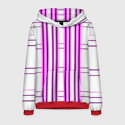 Толстовка-худи мужская Neon pink, цвет: 3D-красный