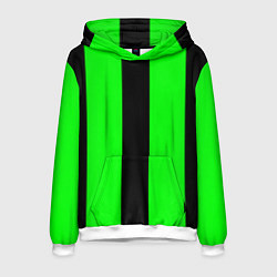 Мужская толстовка Color green black line