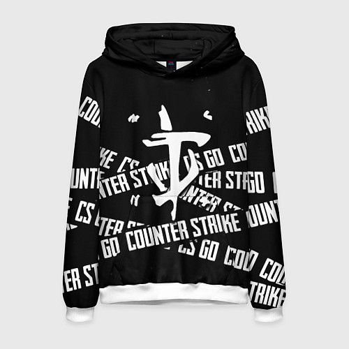 Мужская толстовка Doom x counter strike / 3D-Белый – фото 1