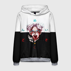 Толстовка-худи мужская Аниме Дандадан Окарун, цвет: 3D-меланж