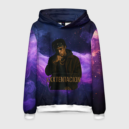 Мужская толстовка XXXTentacion - кулак / 3D-Белый – фото 1